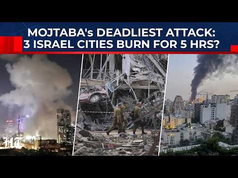 Mojtaba's Wave #40 - Biggest Attack Yet: 3 Israeli Cities Burn For 5 Hrs In Joint Iran-Hezbollah Hit