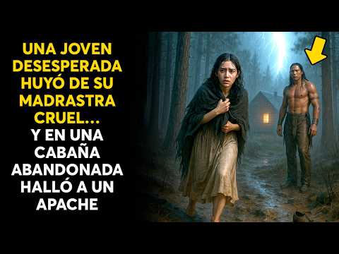 UNA JOVEN DESESPERADA HUYÓ DE SU MADRASTRA CRUEL… Y EN UNA CABAÑA ABANDONADA HALLÓ A UN APACHE