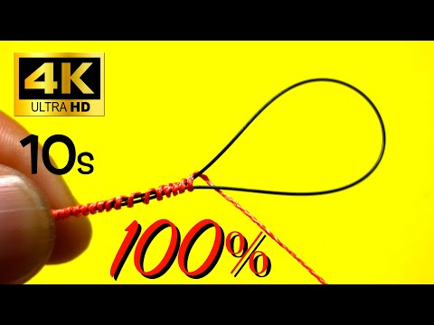 5 easy and 100% strong fishing line knots
