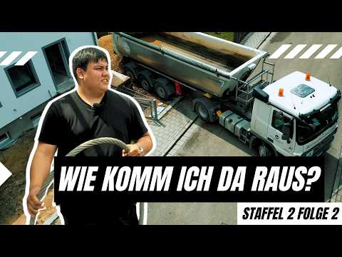 Festgefahren! 🙈 STONE CRUSH - S2F2 #doku #jobs #lkw #baustelle #neu #aktuell #trucker #truckerlife