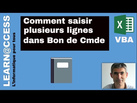 VBA  - Formulaire Saisie Multi Ligne dans Commande