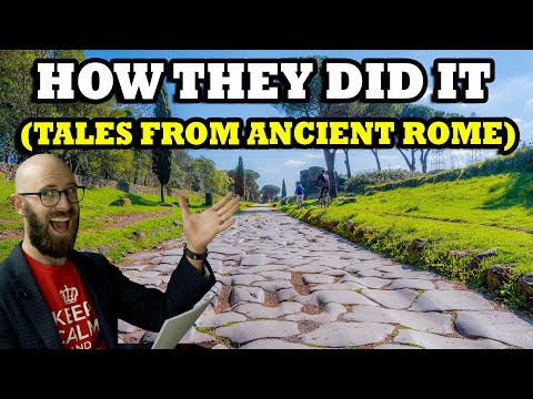 How Ancient Romans Made Perfectly Straight & Durable Roads, Concrete Better Than Ours, & Much More
