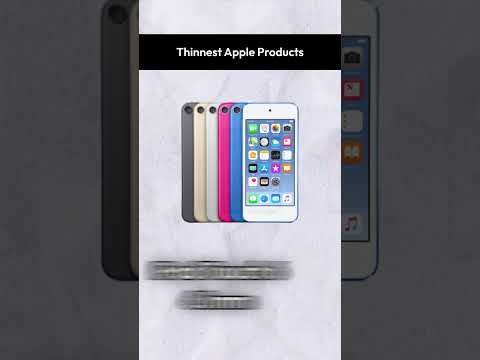 Thinnest Apple Products #apple #smartphone #tech