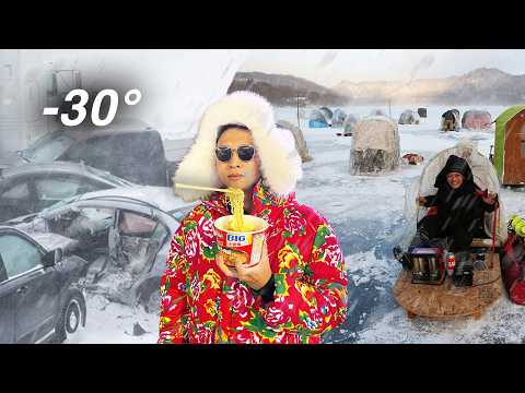 "很好玩的!!" 空姐騙我買機票亂入中國冰封城市...體驗在-30°氣溫用錢買難受 | 24 Hours Unprepared in China’s -30° City (In LOVE!)