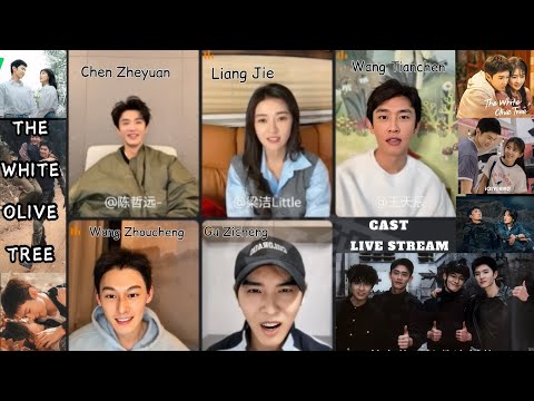 Some Fun Moments from the Cast of Drama "The White Olive Tree" Cast Livestream😁🎬[Eng Sub]