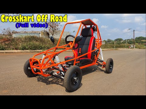 Build a Crosskart Off Road using Engine Honda - 97cc/4 Speed
