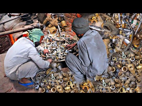 How Brass Scrap Recycle In to Round Rods