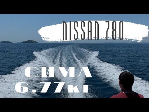 Обзор работ по катеру Nissan 780. Троллинг симы на 6.77кг.