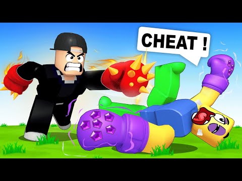 Beating Up My Friends Using ROBUX (Roblox)