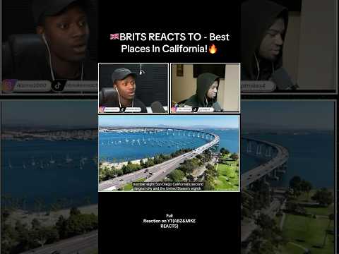 🇬🇧BRITS REACTS TO - Best Places To Visit In California!🔥 #california