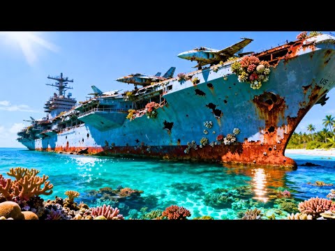 COMPLETE RESTORATION OF THE AIRCRAFT CARRIER USS ENTERPRISE ABANDONED FOR OVER 50 YEARS —FROM SUBMER
