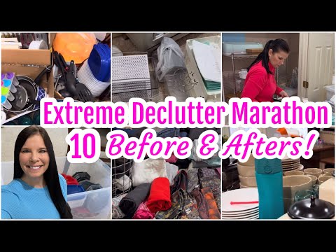 904 Items Decluttered | 10 Declutters in One Year | Declutter Marathon #declutter #declutterwithme
