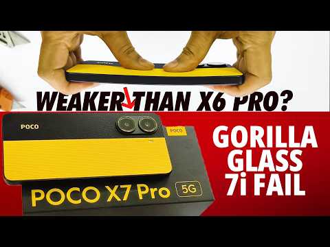 Poco X7 Pro 5G Durability Test - WEAK GORILLA GLASS 7i