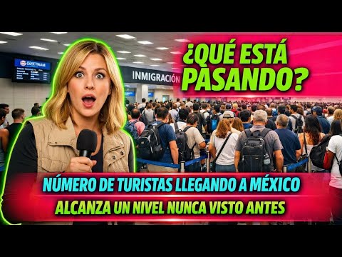 ¿Qué está pasando? México recibe número récord de turistas y sorprende al mundo