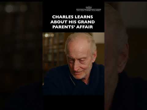 Charles Dance learns about his great grandparents' affair 🌳 #wdytya #ancestry #history #judidench