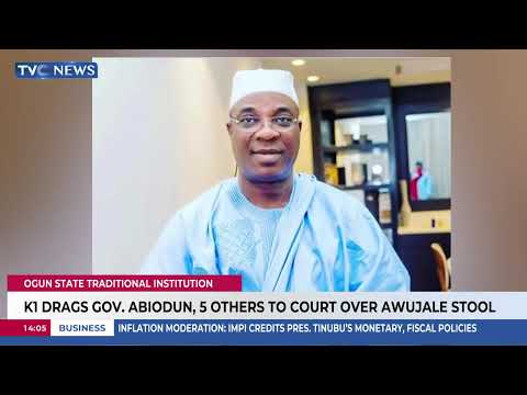 K1 Drags Gov. Abiodun, 5 Others To Court Over Awujale Stool