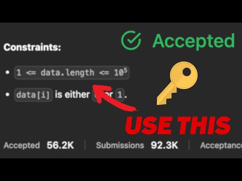 You’re Solving LeetCode WRONG — Use the Input Size Rule