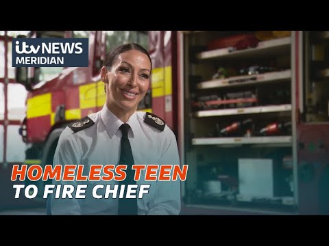 'I was kicked and spat at as a homeless teen, now I'm a fire chief'