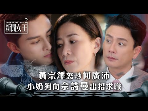 新聞女王2｜黃宗澤怒炒何廣沛 小奶狗向佘詩曼出招求職｜第4集劇情｜TVB劇集精華 #TVB #新聞女王 #佘詩曼 #黃宗澤 #李施嬅