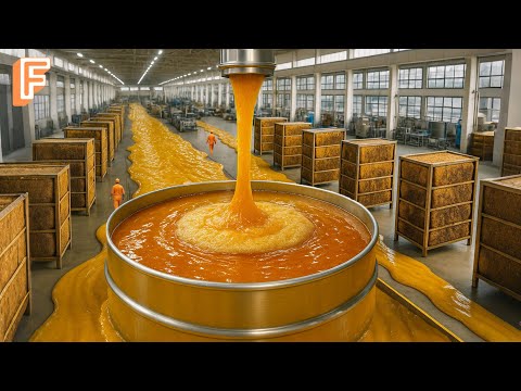 How Millions of Gallons of Honey Are Made Inside Massive Production Line