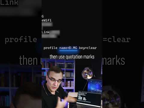 How to grab WiFi Passwords with only two commands #shorts