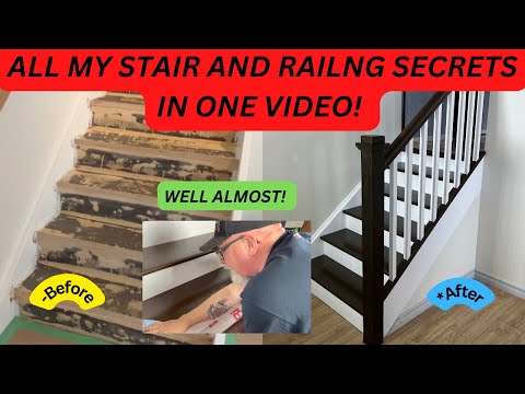 Complete Stair and Railing Makeover