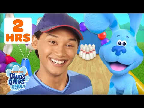 120 MINUTES of Backyard Fun and Games w/ Blue and Josh 🎳 | Blue's Clues & You!