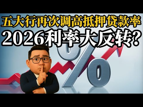 🇨🇦最低抵押贷款利率再次突破4%，2026年利率大反转？视频最后看一套鞋盒公寓的挂牌房源小故事《金融数据与房产趋势2025》