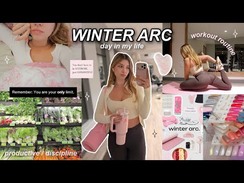 WINTER ARC | day in my life to LOCK IN this winter! 🎀