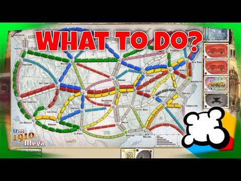 Ticket to Ride 1910 - Late Game Tickets Are Crucial!