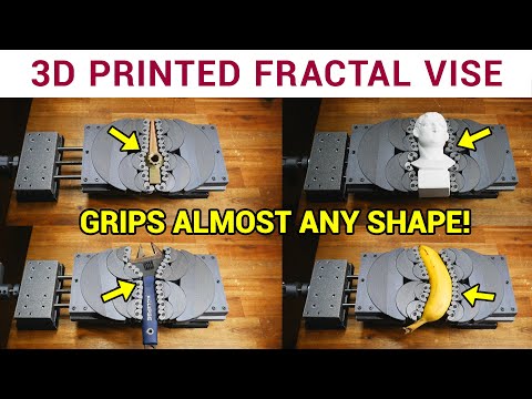 3D printed fractal vise - The coolest tool you didn't know you needed