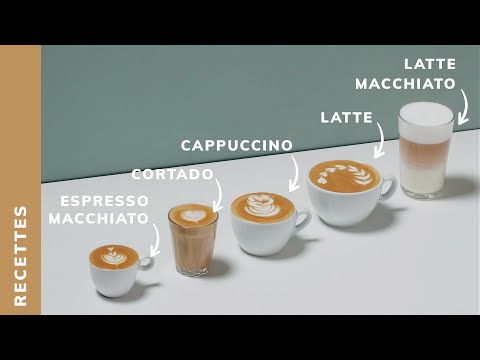 LES DIFFÉRENTS CAFÉS AVEC DU LAIT - 6 recettes de boissons lactées