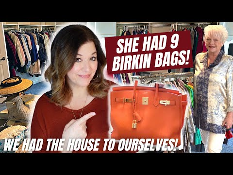 I spent $500 at a private luxury Estate Sale! Gucci for Poshmark! Owner had 9 birkins