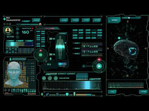 4K HUMAN BODY MONITOR : X-RAY : HEART RATE MONITORING