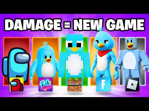 Roblox, But If I Take Damage I Switch Games