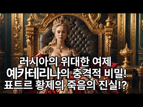 [미스터리] 러시아 예카테리나2세! 남편을 폐위시킨 여제...잔혹한 진실!?