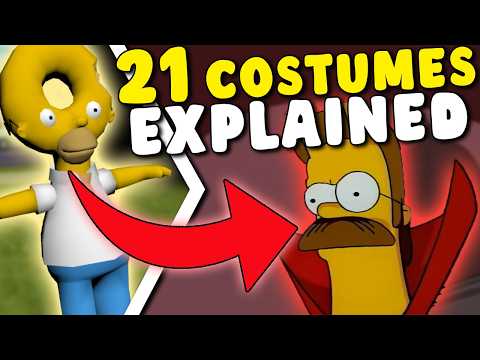 Every COSTUME EXPLAINED from The Simpsons Hit and Run