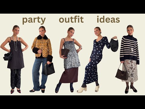 party outfit ideas (a realistic new year’s eve lookbook)