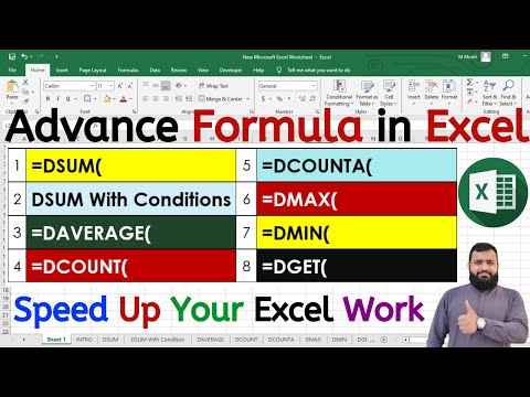 Advance Formulas in MS Excel | How to use Excel Formulas & Functions | Excel Formulas for Beginners