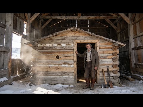 Neighbors Laughed When He Built A Cabin Inside An Old Barn—Until It Kept His Home 35 Degrees Warmer