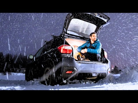Car Camping in a Blizzard