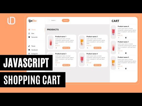 Shopping Cart using HTML CSS and Javascript