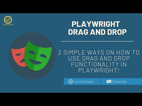 Playwright How to Drag and Drop!