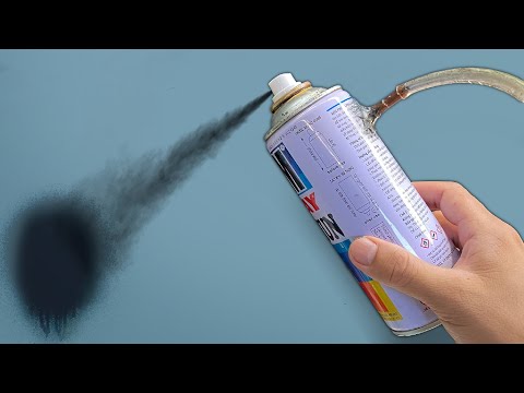 How To Make Spray Paint Machine At Home From An Empty Paint Spray Can