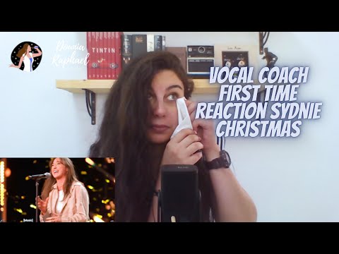 VOCAL COACH FIRST TIME REACTION Sydnie Christmas - Tomorrow