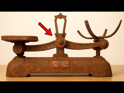 Unbelievable Restoration of a 1920s Vintage Rusty Weighing Scale
