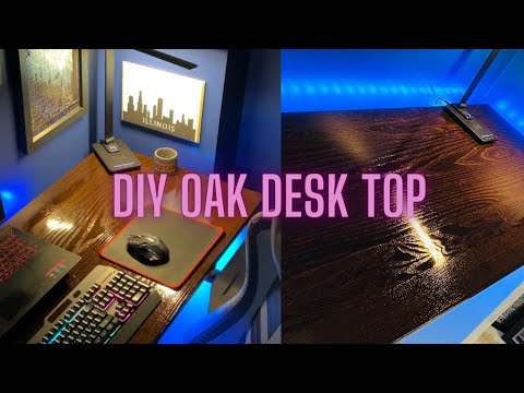 DIY Oak Desk Top | No Table Saw or Planer