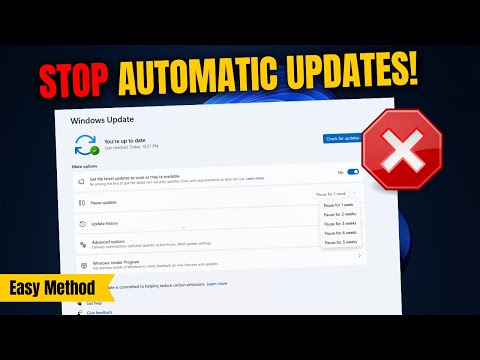 How to Disable Windows 11 Update Permanently | Turn Off Auto Updates | Stop Automatic Updates