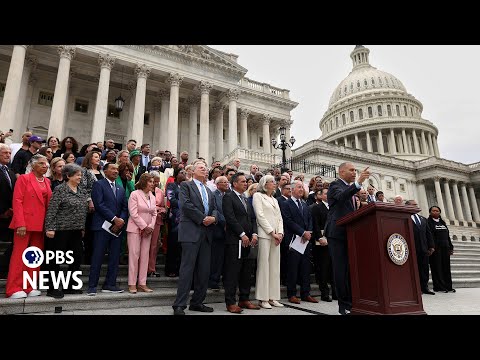 WATCH: Democrats united against 'unprecedented assault' of GOP tax and spending bill, Jeffries says