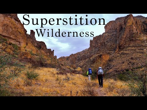 Backpacking Superstition Wilderness - Peters LaBarge Hoolie Bacon Loop - 3 Days - November 2020